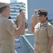 Hampton Roads Naval Museum hosts a re-enlistment ceremony aboard Battleship Wisconsin