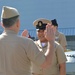 Hampton Roads Naval Museum hosts a re-enlistment ceremony aboard Battleship Wisconsin