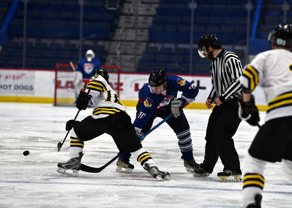 104th Fighter Wing Barnestormers play against the 103rd Airlift Wing