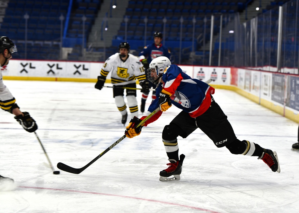 104th Fighter Wing Barnestormers play against the 103rd Airlift Wing