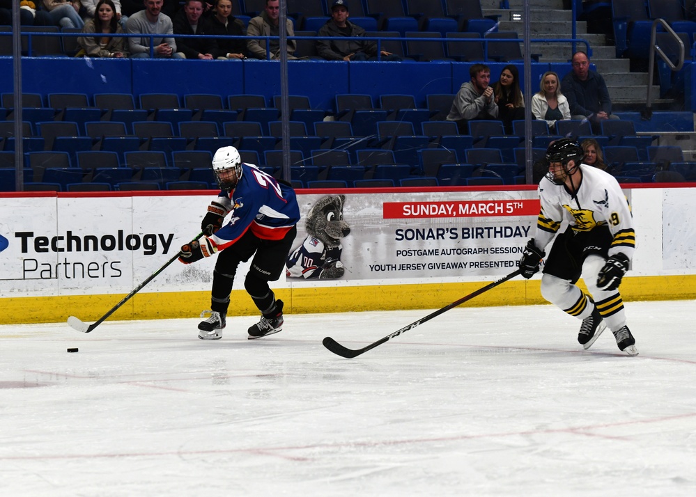 104th Fighter Wing Barnestormers play against the 103rd Airlift Wing