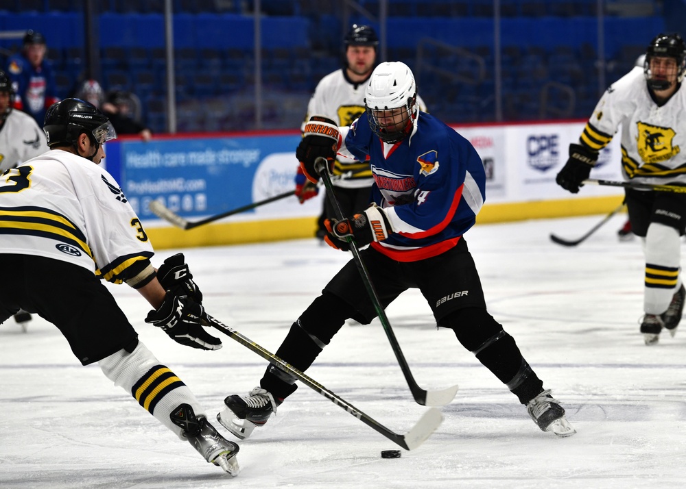 104th Fighter Wing Barnestormers play against the 103rd Airlift Wing