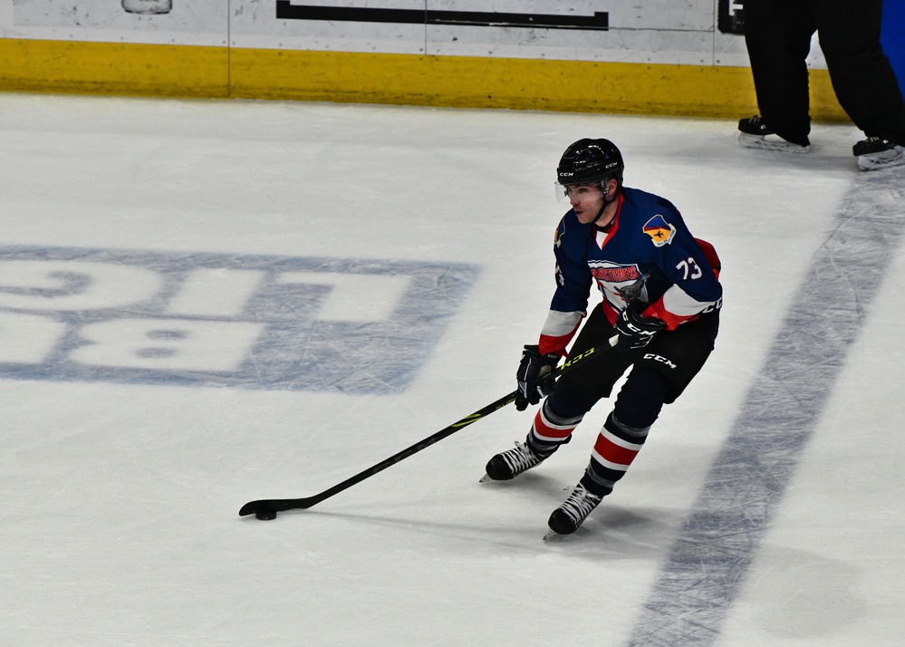 104th Fighter Wing Barnestormers play against the 103rd Airlift Wing