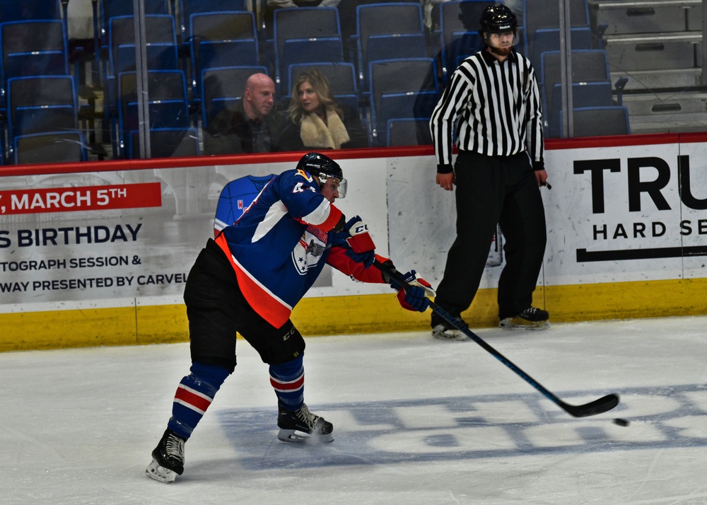 104th Fighter Wing Barnestormers play against the 103rd Airlift Wing