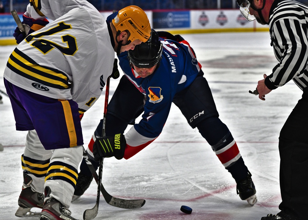 104th Fighter Wing Barnestormers play against the 103rd Airlift Wing