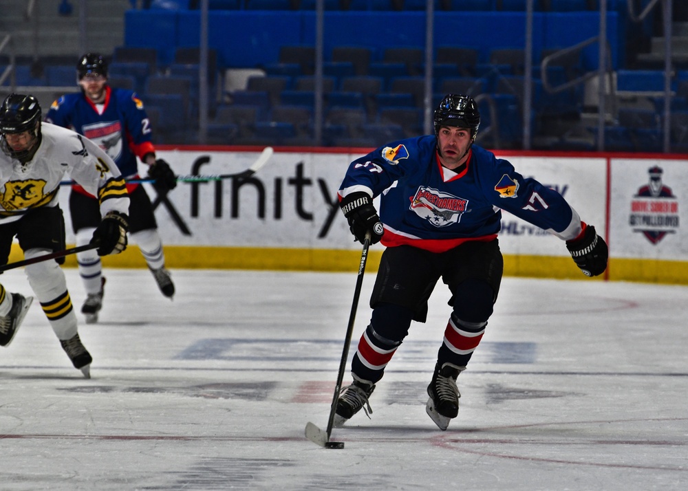 104th Fighter Wing Barnestormers play against the 103rd Airlift Wing