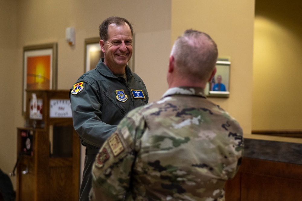 18th Air Force command team connects with MacDill Airmen