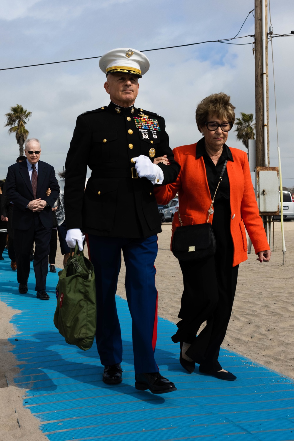 Marines, family members celebrate life of legendary Marine