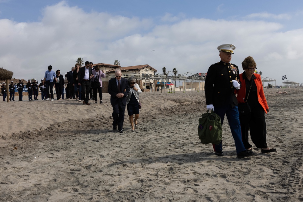 Marines, family members celebrate life of legendary Marine