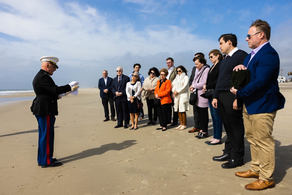 Marines, family members celebrate life of legendary Marine