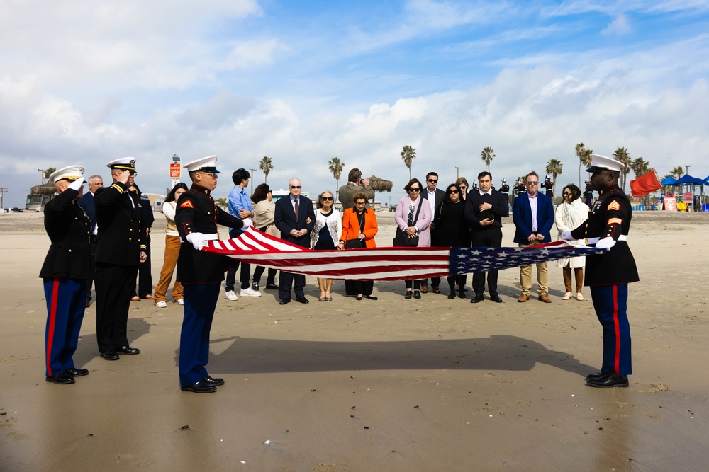 Marines, family members celebrate life of legendary Marine