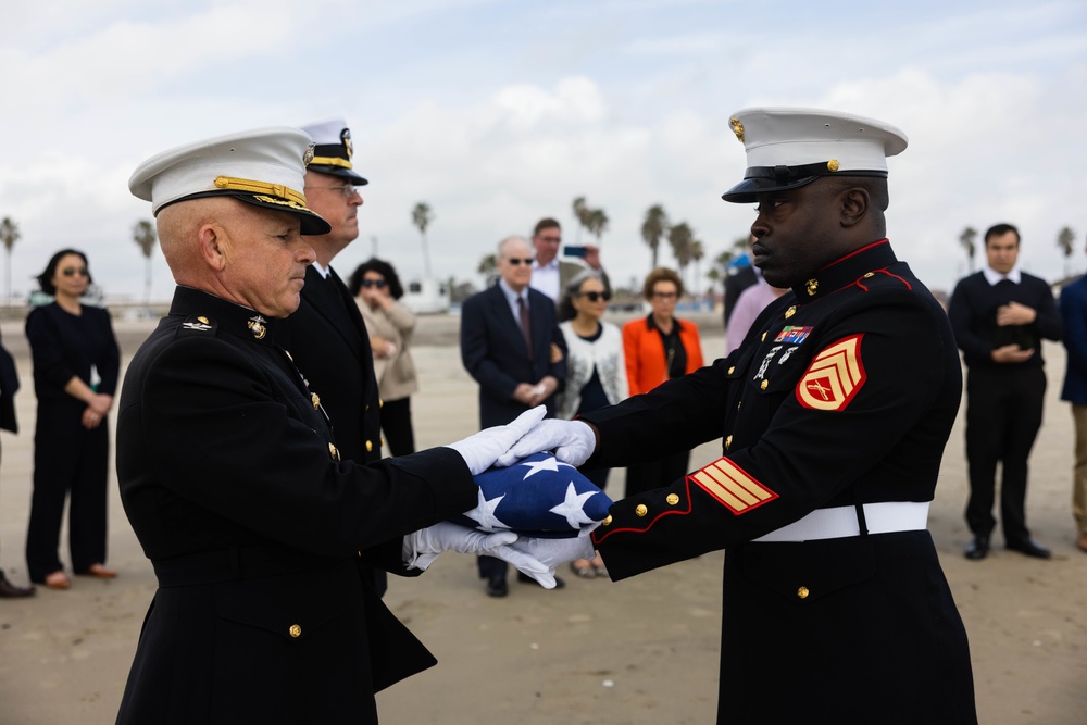 Marines, family members celebrate life of legendary Marine