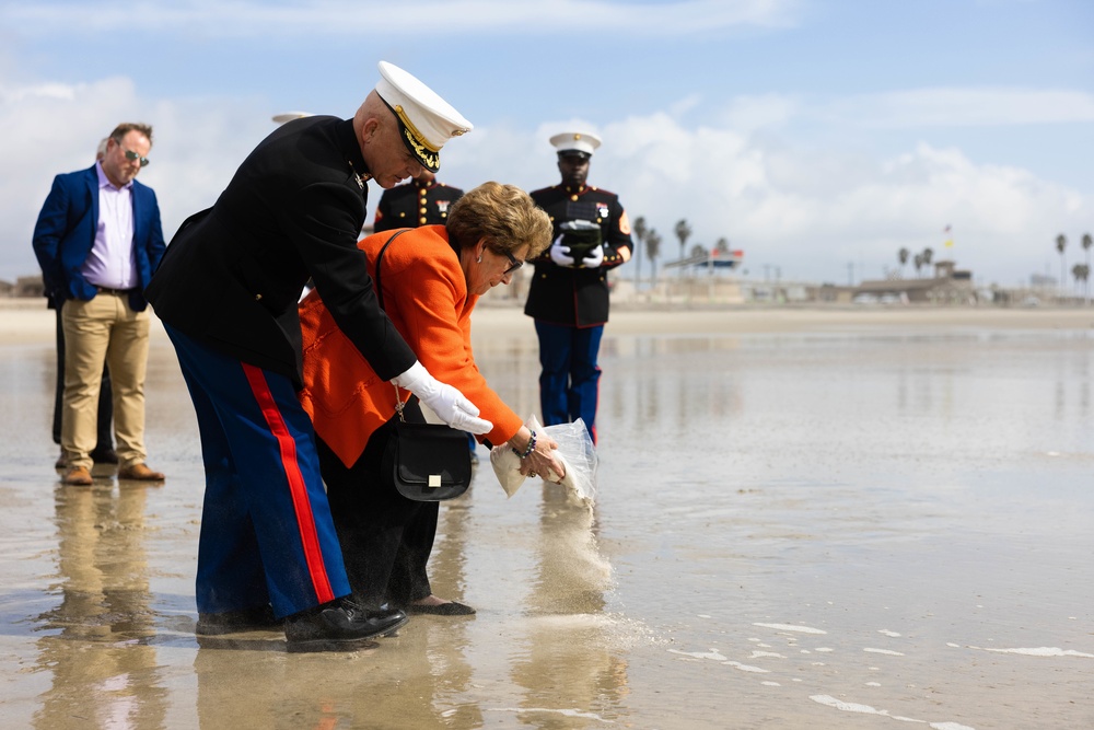 Marines, family members celebrate life of legendary Marine