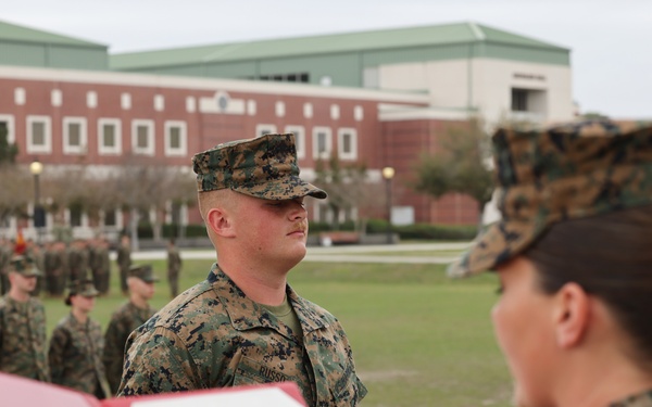 U.S. Marine recognized for success in Command Recruiting Program
