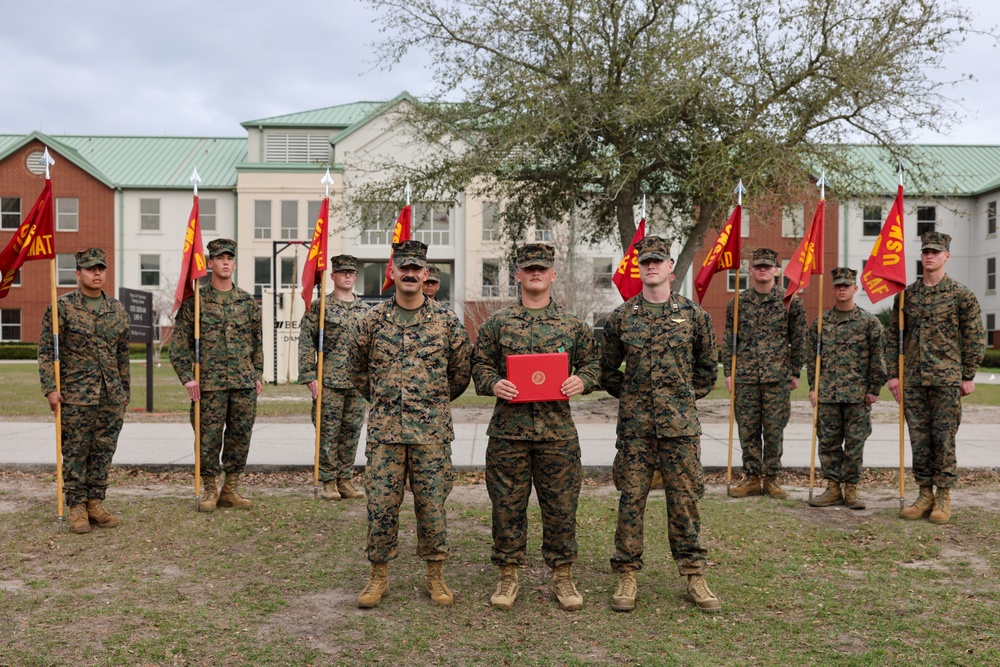 U.S. Marine recognized for success in Command Recruiting Program