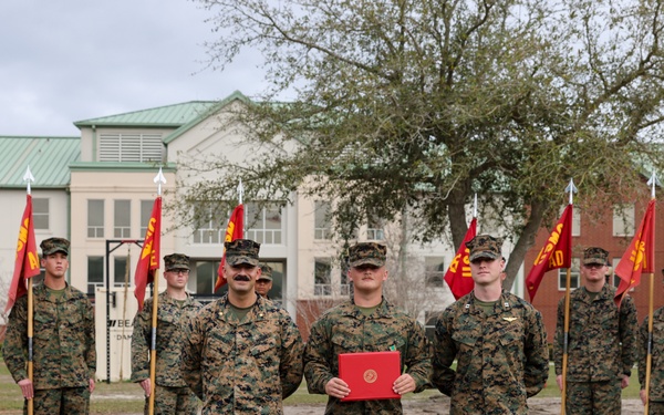 U.S. Marine recognized for success in Command Recruiting Program