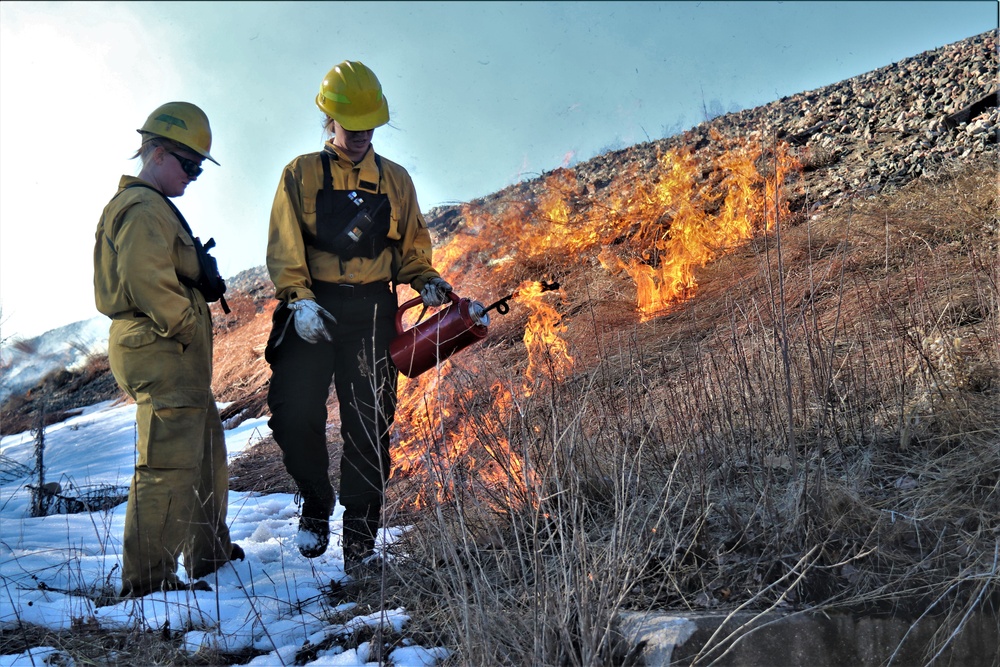 Fort McCoy holds 2023’s first prescribed burn at installation