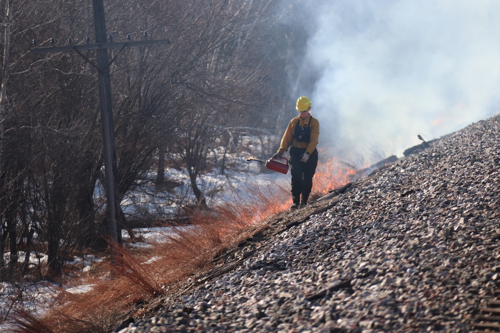 Fort McCoy holds 2023’s first prescribed burn at installation