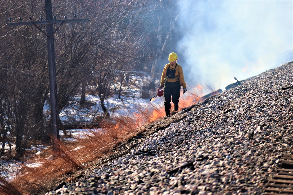 Fort McCoy holds 2023’s first prescribed burn at installation