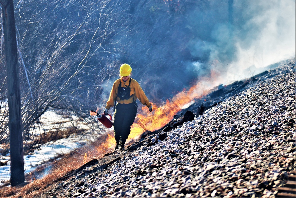 Fort McCoy holds 2023’s first prescribed burn at installation