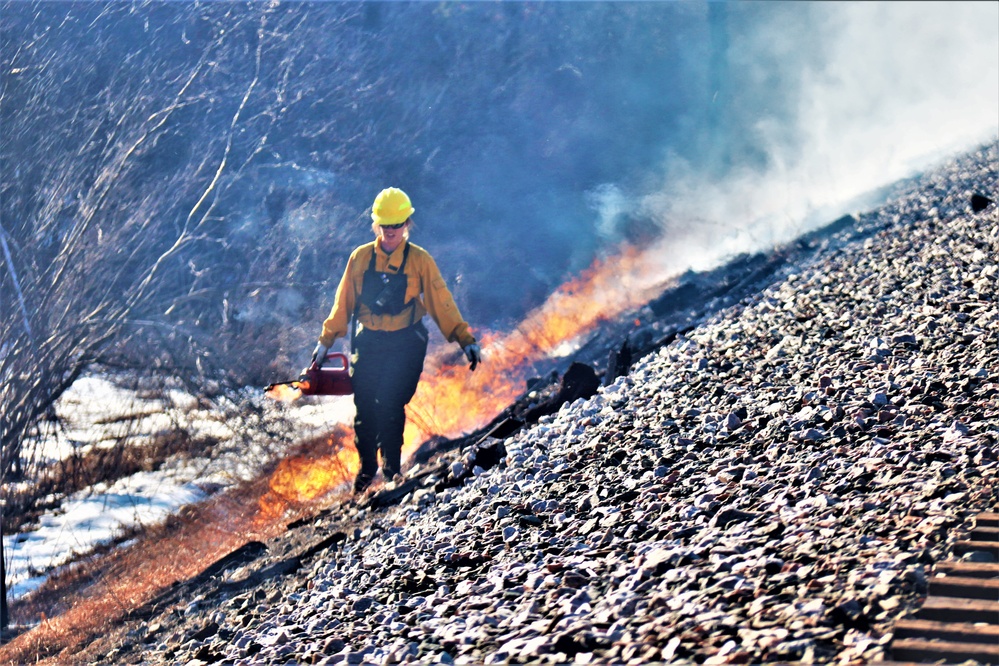 Fort McCoy holds 2023’s first prescribed burn at installation