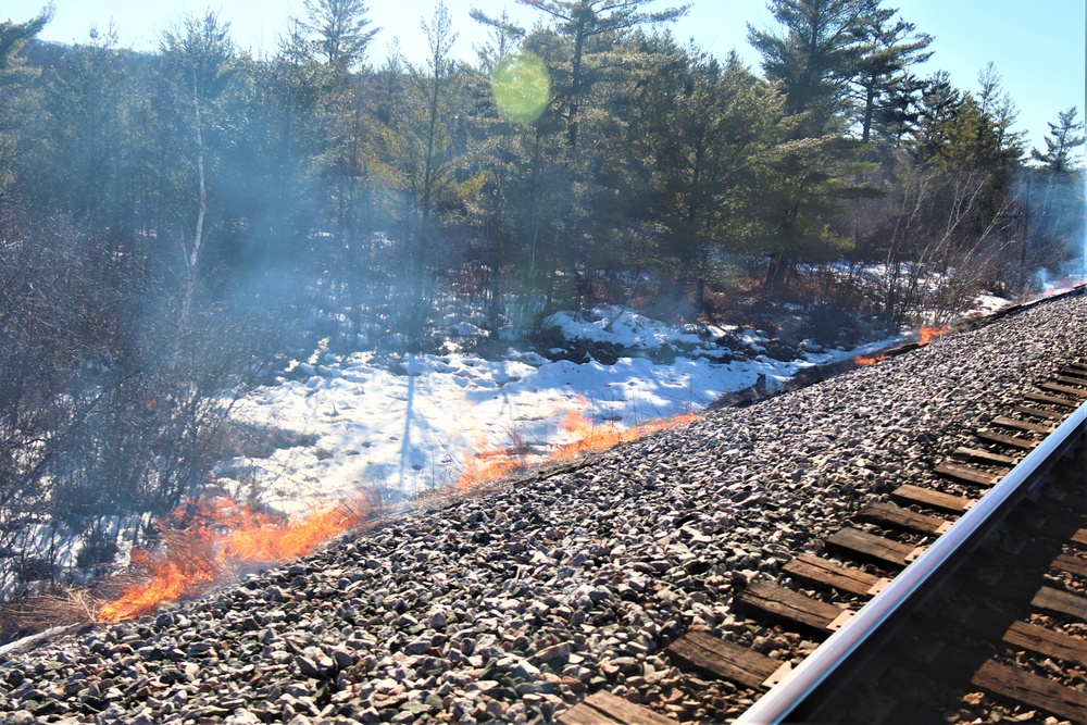 Fort McCoy holds 2023’s first prescribed burn at installation