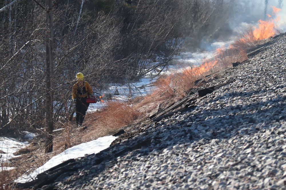 Fort McCoy holds 2023’s first prescribed burn at installation