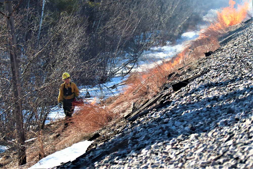 Fort McCoy holds 2023’s first prescribed burn at installation