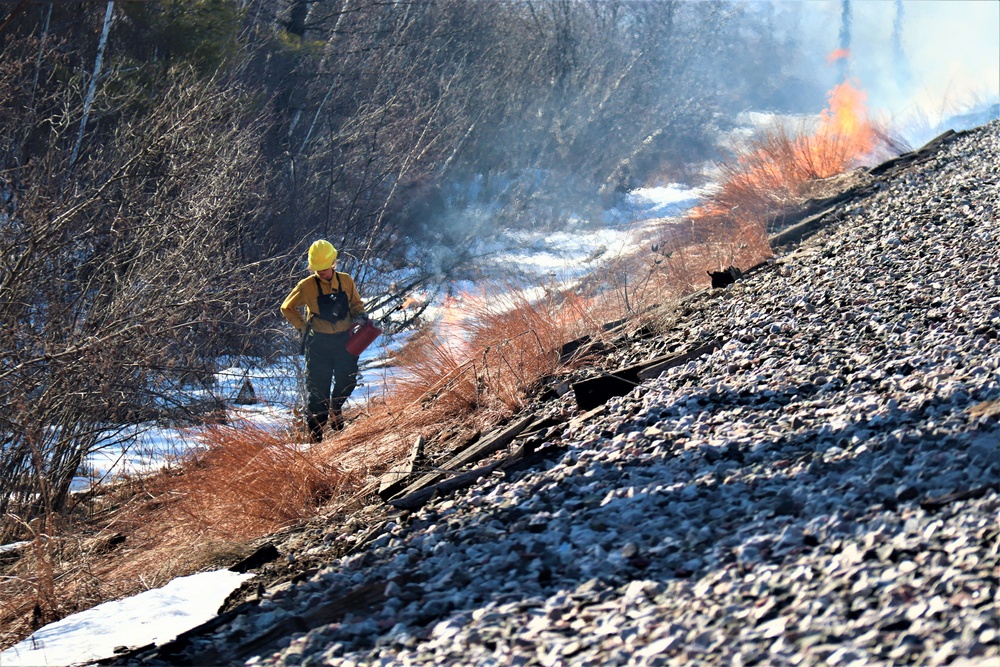 Fort McCoy holds 2023’s first prescribed burn at installation