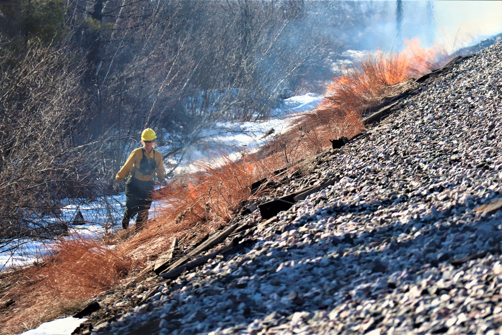 Fort McCoy holds 2023’s first prescribed burn at installation