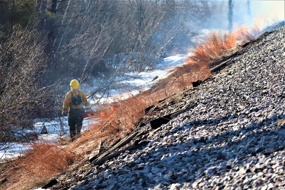 Fort McCoy holds 2023’s first prescribed burn at installation