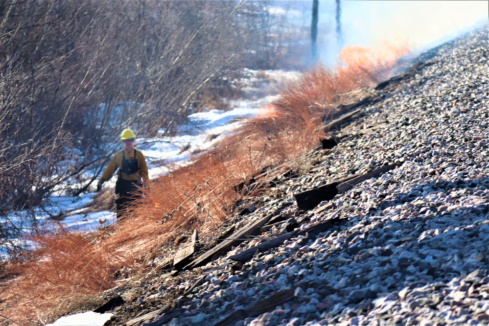 Fort McCoy holds 2023’s first prescribed burn at installation