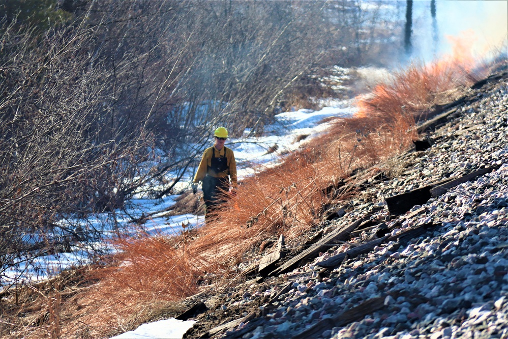 Fort McCoy holds 2023’s first prescribed burn at installation