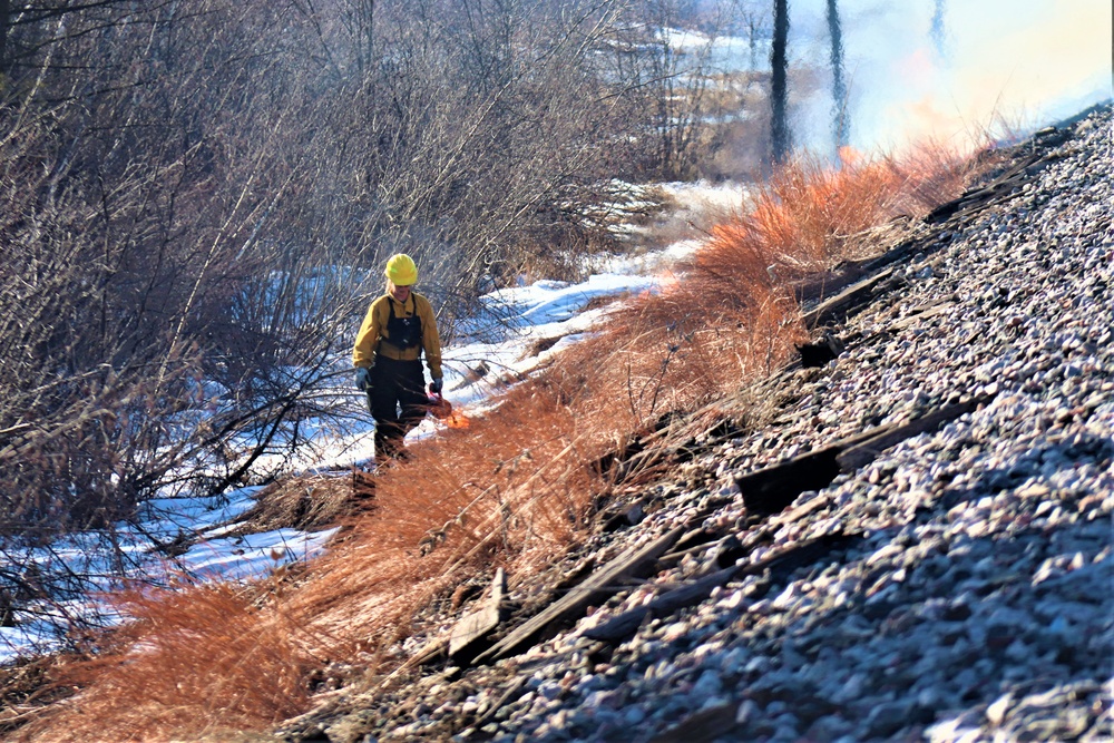 Fort McCoy holds 2023’s first prescribed burn at installation