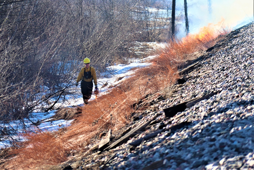 Fort McCoy holds 2023’s first prescribed burn at installation