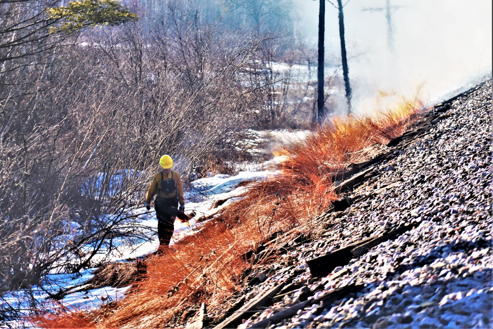 Fort McCoy holds 2023’s first prescribed burn at installation