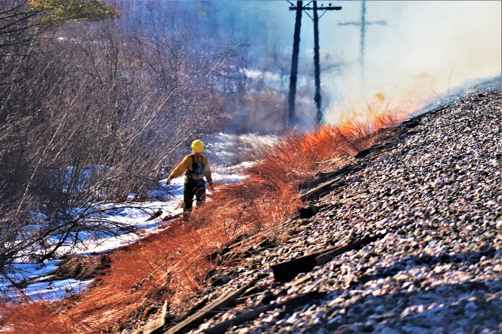 Fort McCoy holds 2023’s first prescribed burn at installation