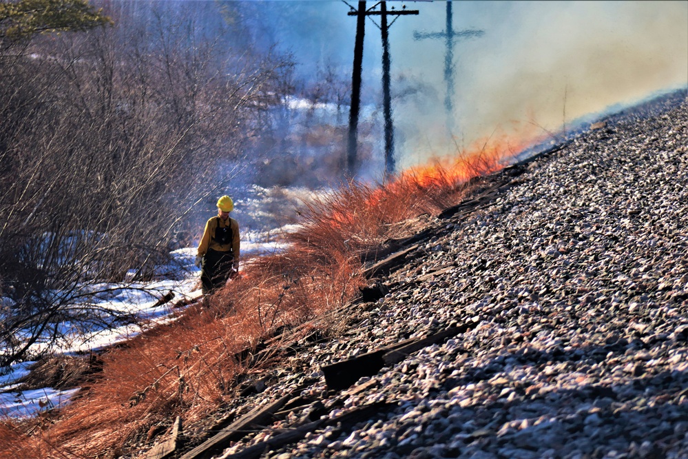 Fort McCoy holds 2023’s first prescribed burn at installation