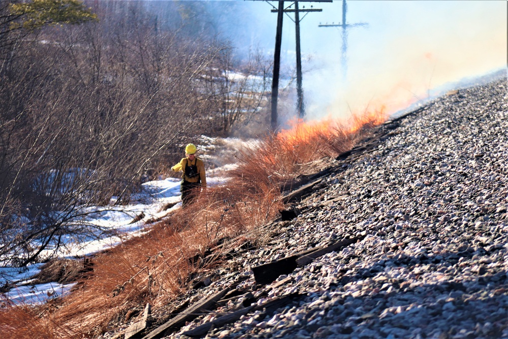 Fort McCoy holds 2023’s first prescribed burn at installation