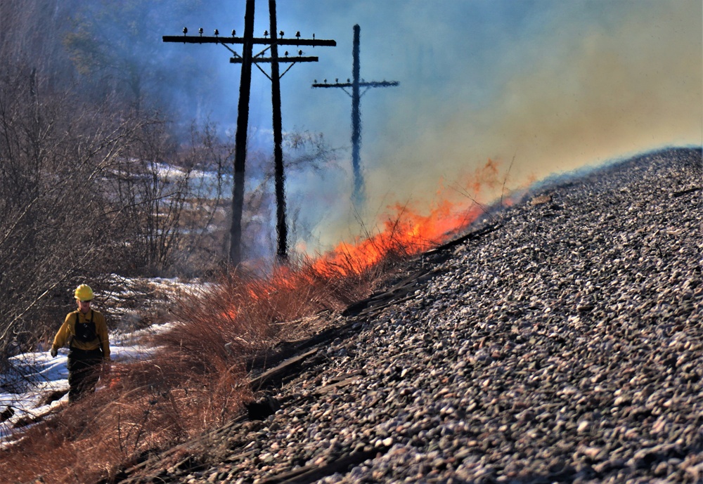 Fort McCoy holds 2023’s first prescribed burn at installation