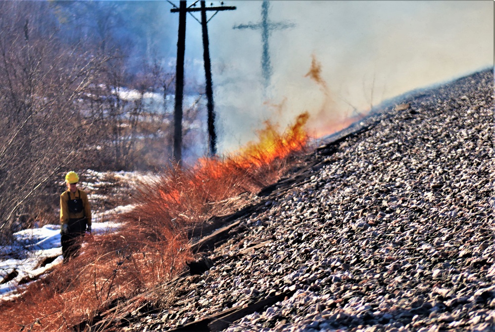 Fort McCoy holds 2023’s first prescribed burn at installation