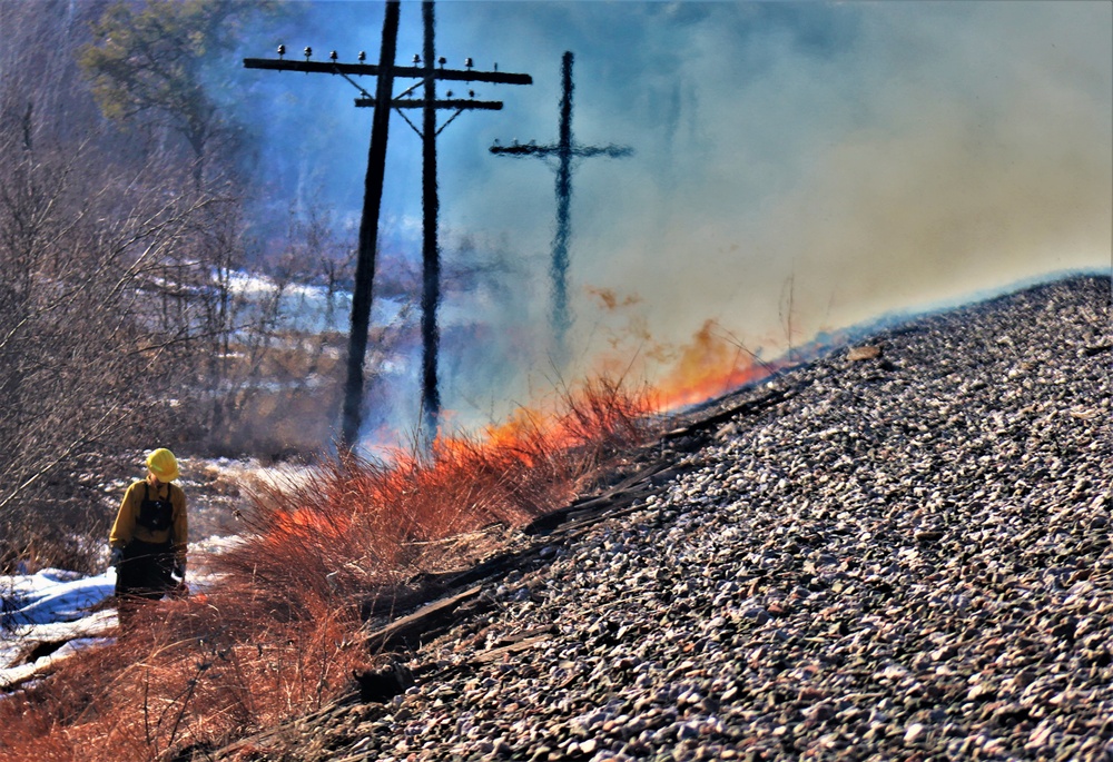 Fort McCoy holds 2023’s first prescribed burn at installation