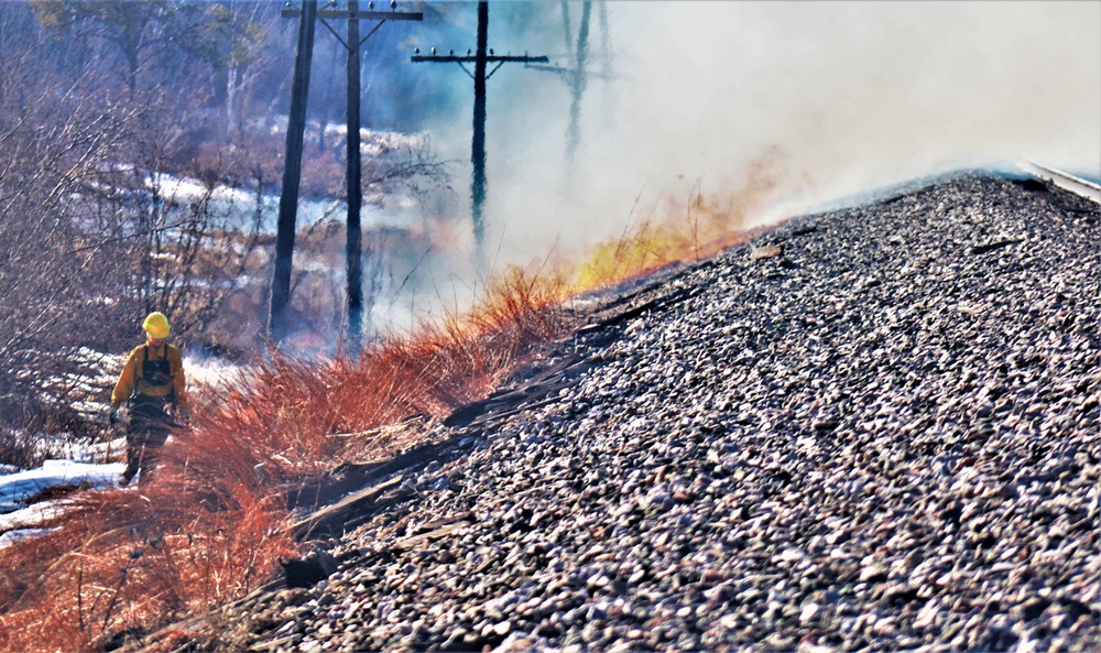 Fort McCoy holds 2023’s first prescribed burn at installation