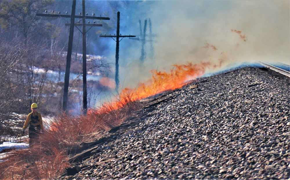 Fort McCoy holds 2023’s first prescribed burn at installation