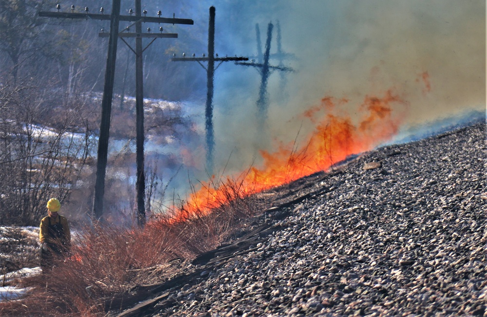 Fort McCoy holds 2023’s first prescribed burn at installation