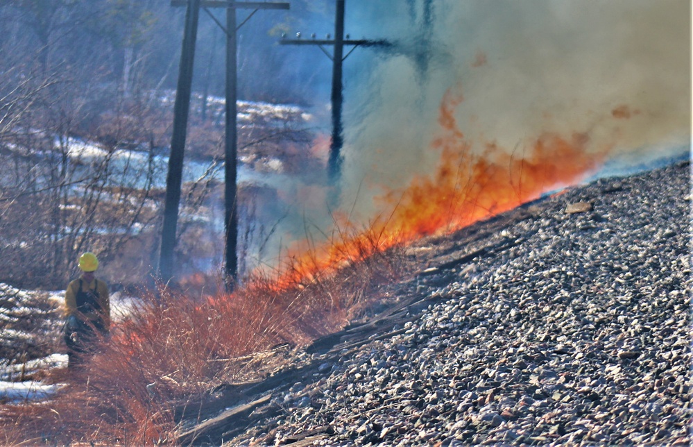 Fort McCoy holds 2023’s first prescribed burn at installation