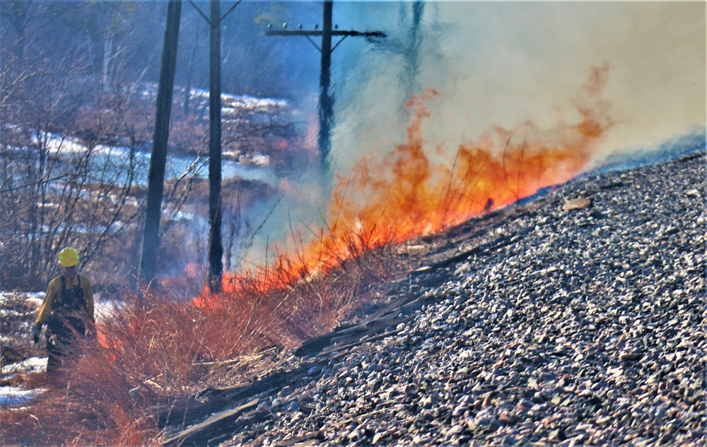 Fort McCoy holds 2023’s first prescribed burn at installation