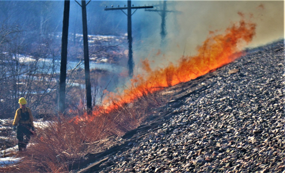 Fort McCoy holds 2023’s first prescribed burn at installation