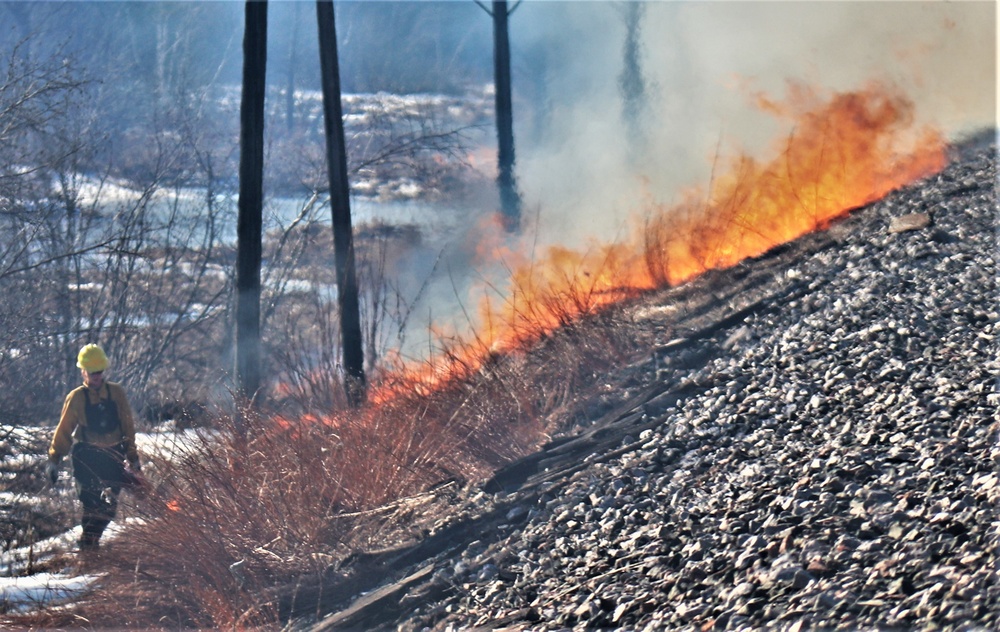 Fort McCoy holds 2023’s first prescribed burn at installation