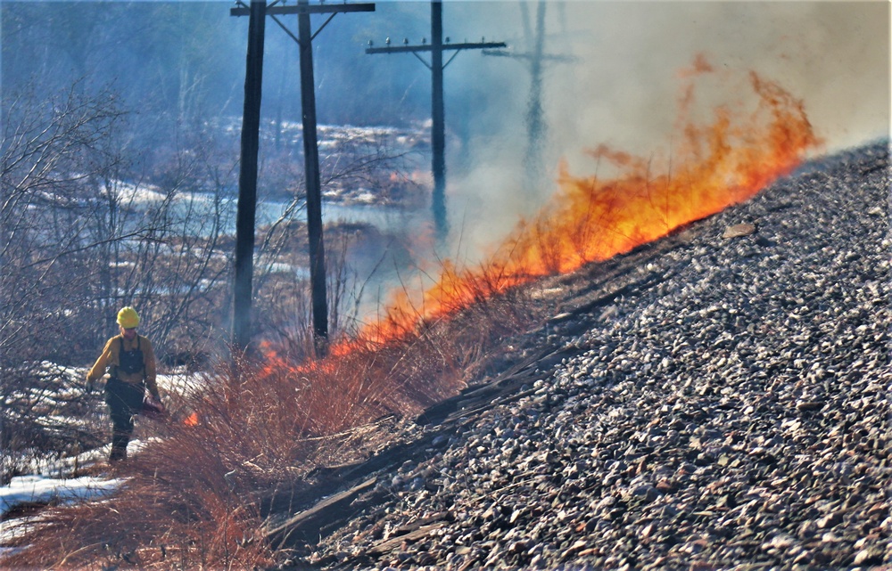 Fort McCoy holds 2023’s first prescribed burn at installation